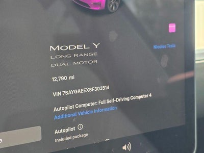 2025 Tesla Model Y Long Range AWD *Ltd Avail*