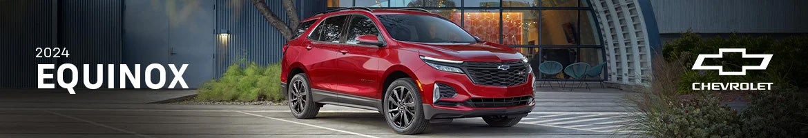 A Red 2024 Chevrolet Equinox