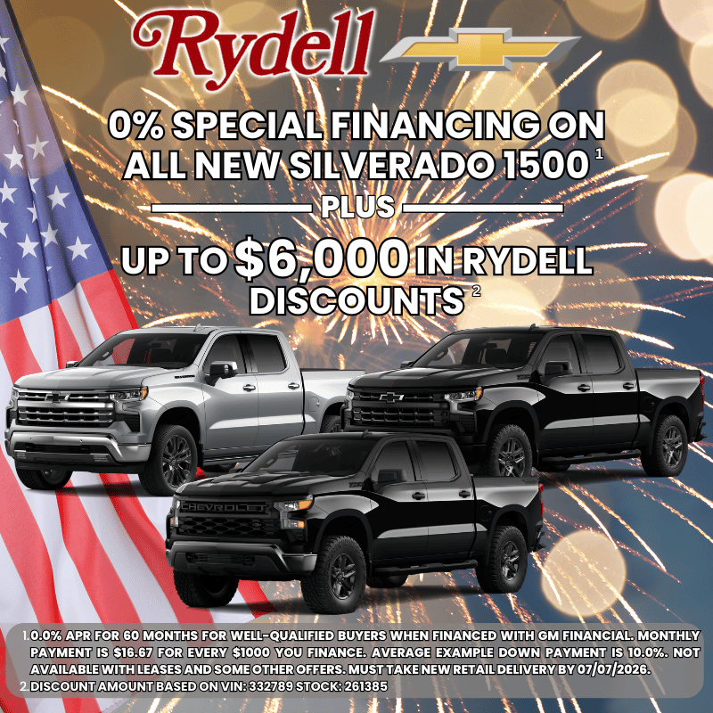 Silverado 0% APR