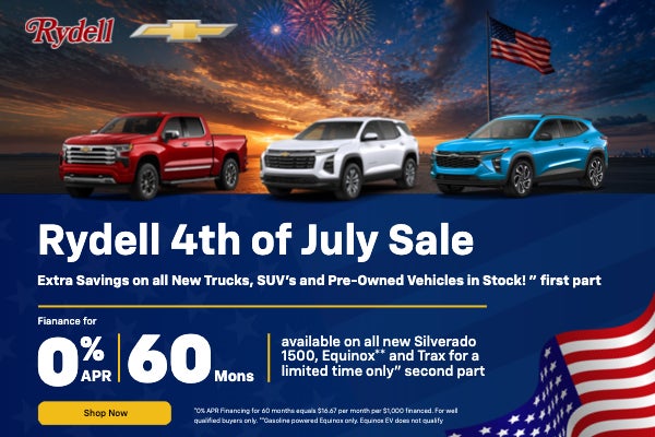 Rydell 4th of July Sale