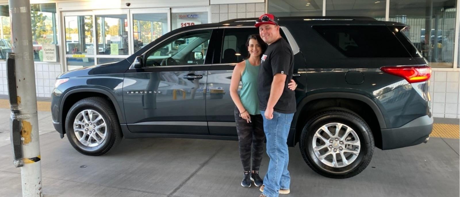 Two customers bought a gray chevy car