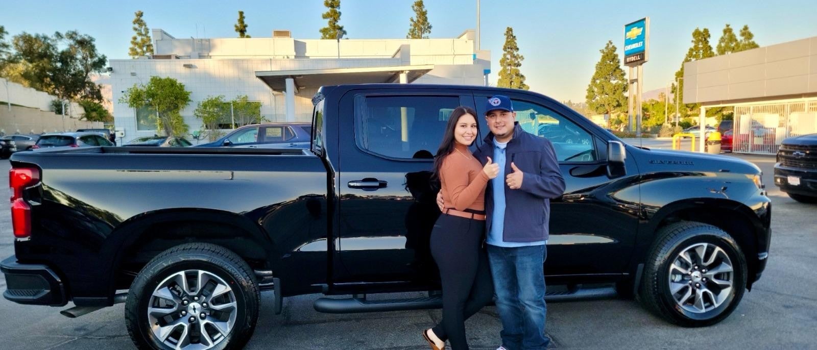 Two customers bought a black chevy Truck